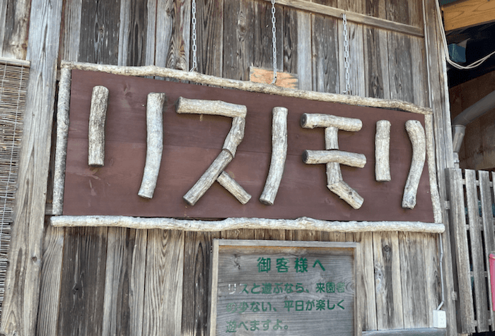 岐阜県高山市のリスの森