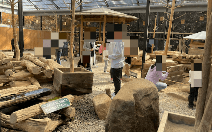 リスの森の場内の様子