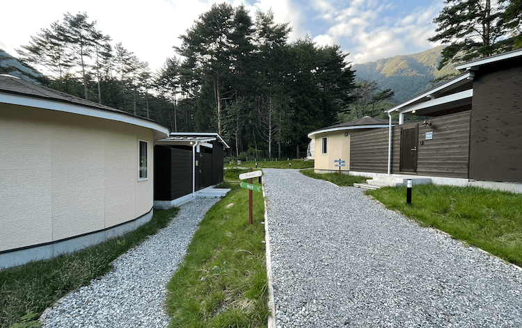 ドッググランピング河口湖の施設内