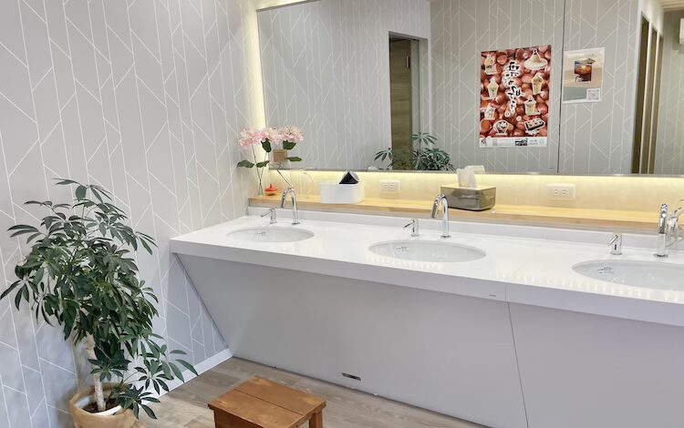 フォレストドーム付知峡の洗面台