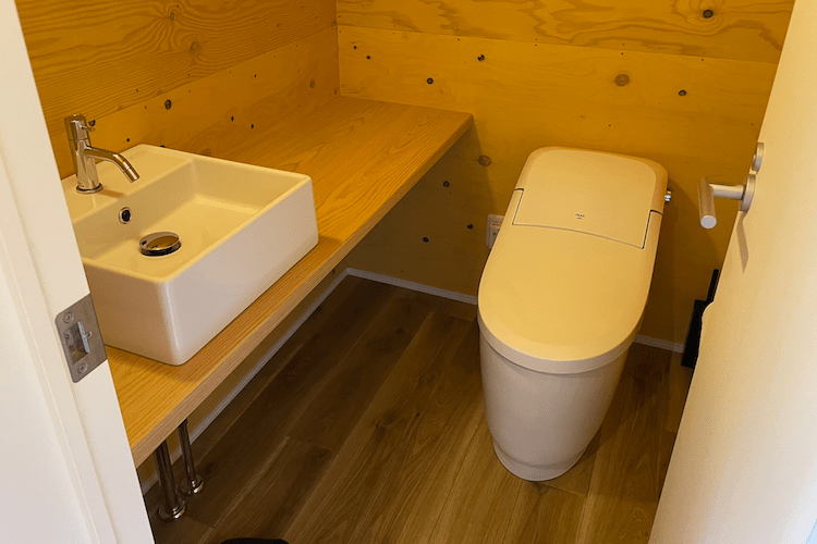 ドッググランピング河口湖のトイレ