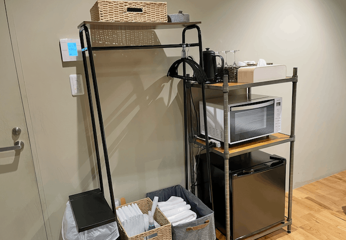 犬連れ宿泊できる八ヶ岳のアイカフェファームのアメニティ